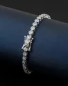2mm Moissanite Tennis Bracelets For Women 18K White Gold Plated S925 Sterling Silver Bracelet With GRA Certificate - Image 4