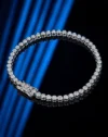 2mm Moissanite Tennis Bracelets For Women 18K White Gold Plated S925 Sterling Silver Bracelet With GRA Certificate - Image 2